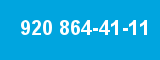 920 864-41-11